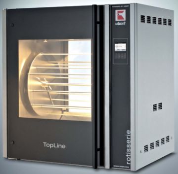 Picture of Ubert Topline RT408-CC, Pass Thru "Hot air" electric rotisserie - 8 spits