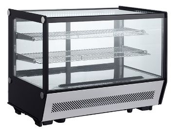 Picture of Chefs Range RTW160L5 - Refrigerated 3 Tier Square Glass Counter top display