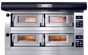 Picture of Moretti Forni PB120EB-2. 4 Tray - Twin Deck Electric Bakery oven