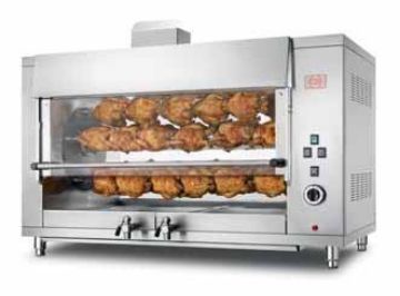 Picture of CB P10/5G - 30 bird - Gas Planetary chicken rotisserie
