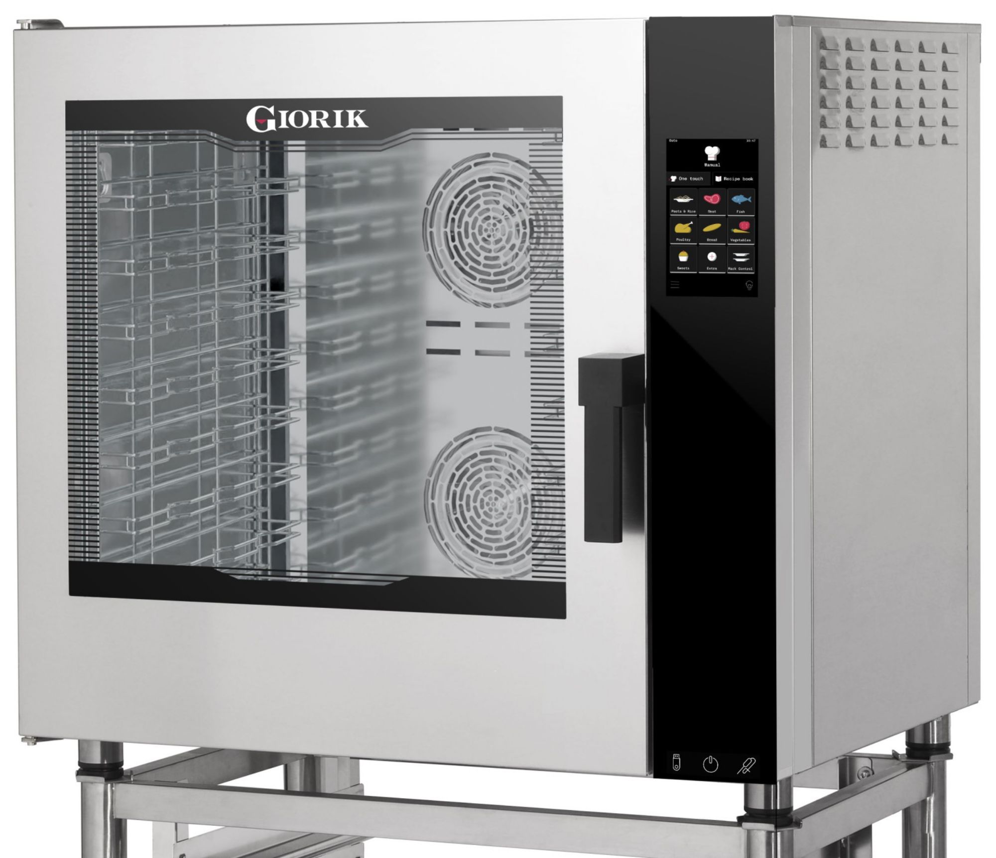 Picture of Giorik Movair NMTE7W-R 7 rack Electric Combi/Bake off oven with wash system