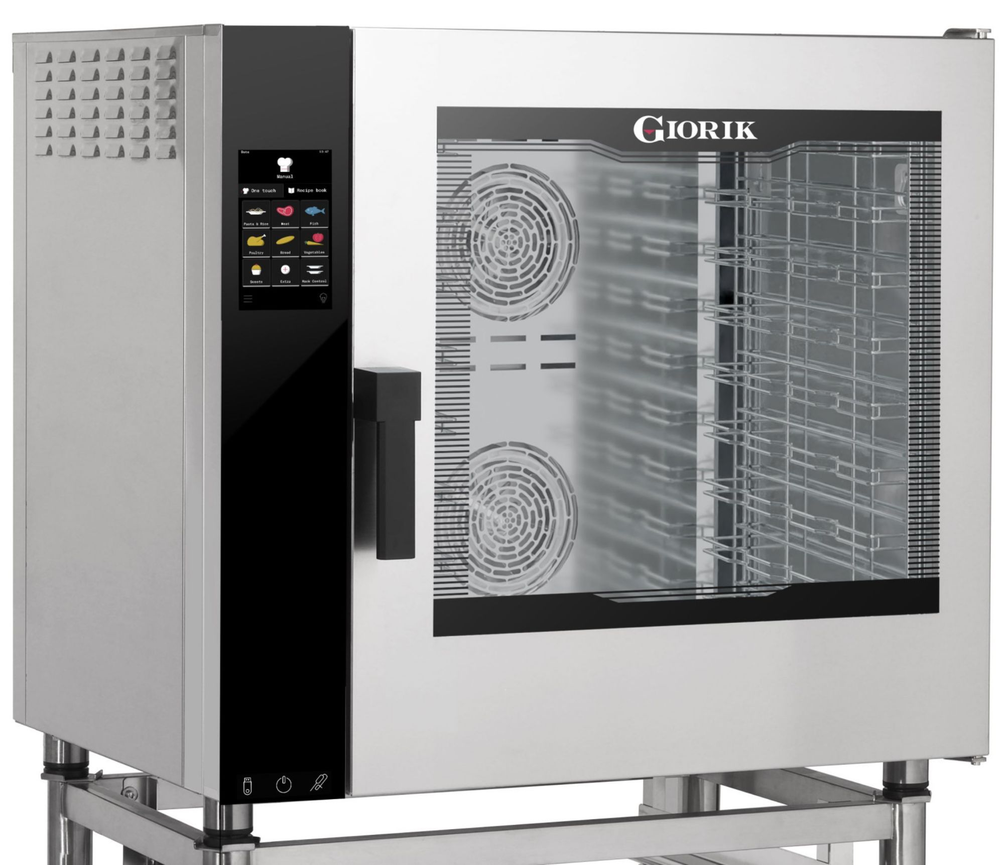 Picture of Giorik Movair NMTE7W-R 7 rack Electric Combi/Bake off oven with wash system