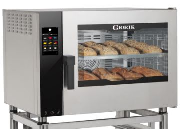 Picture of Giorik Movair NMTE5W-R 5 rack Electric Combi/Bake off oven with wash system