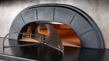 Picture of Moretti Forni Neapolis N4 Electric dome pizza oven - 4 x 13" pizzas - Static floor