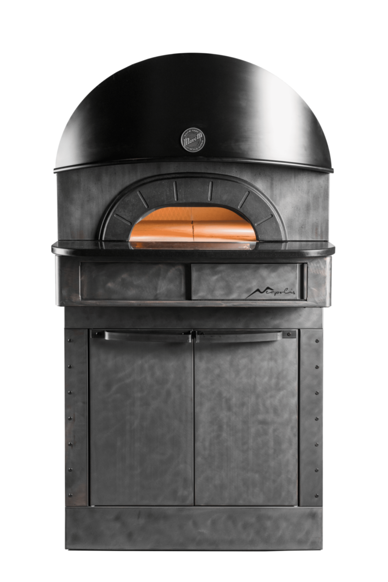 Picture of Moretti Forni Neapolis N4 Electric dome pizza oven - 4 x 13" pizzas - Static floor