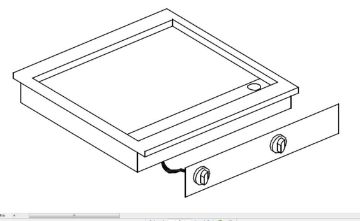 Picture of Giorik LGE6801DX "Drop In" Smooth plate electric griddle