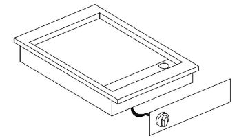 Picture of Giorik LGE4801DX "Drop In" Smooth plate electric griddle