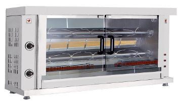 Picture of North K2 - 2 spit - 10 bird Gas Chicken rotisserie