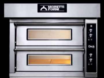 Picture of Moretti IDD72.72 Twin deck electric pizza oven - 8 x 13" Pizzas with Electronic controls