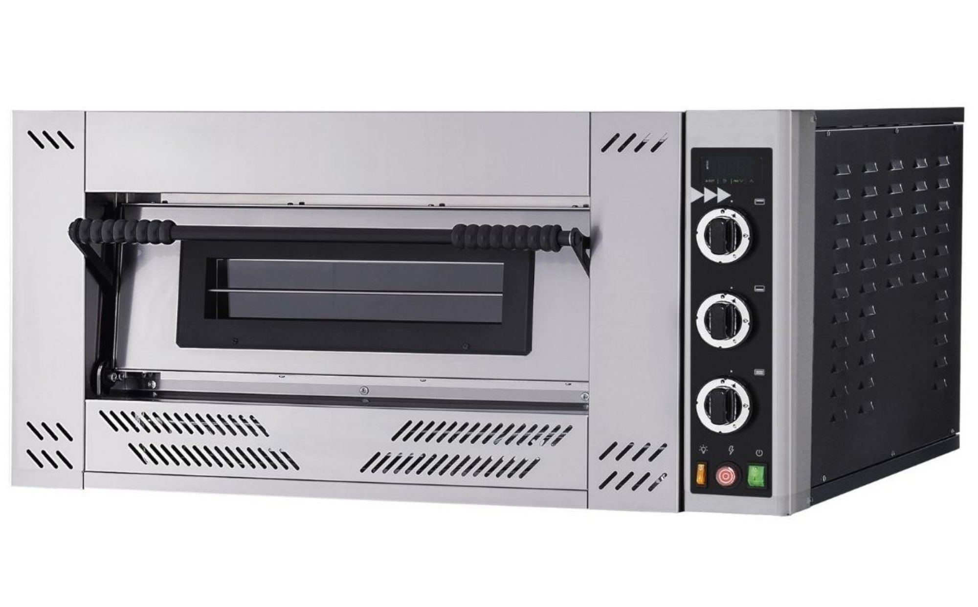 Picture of Chefs Range Gas 4 - single deck gas pizza oven - 4 x 12" Pizzas