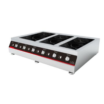 Picture of Chefs Range GXIH6-3/RT 70 LINE Counter top 6 Ring Induction hob - 6 x 3.0kw power