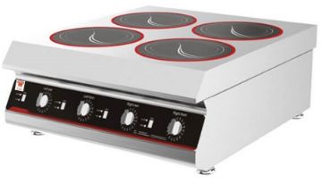 Picture of Chefs Range GXIH4-5 80 LINE Counter top 4 Ring Induction hob - 4 x 5kw power