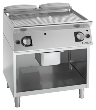 Picture of Giorik FRG741GCRX - 2 Zone Gas griddle - ribbed plate chrome plated