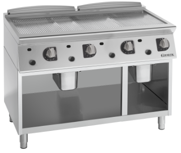 Picture of Giorik FRG76GCRX - 4 Zone Gas griddle - ribbed plate chrome plated