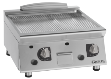 Picture of Giorik 70 Top FRG73TCRX - 2 Zone Gas griddle - ribbed plate chrome plated