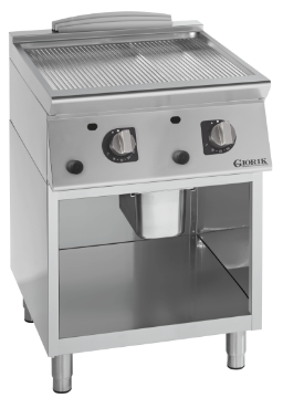 Picture of Giorik FRG73GCRX - 2 Zone Gas griddle - ribbed plate chrome plated