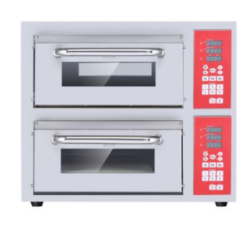 Picture of Chefs Range FP17AE - Compact Twin deck pizza ovens with programmable controls - 2 x 16" pizzas