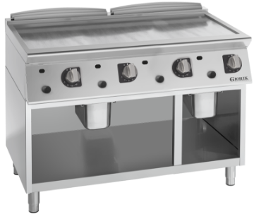 Picture of Giorik FLG76GCRX - 4 Zone Gas griddle - smooth plate chrome plated