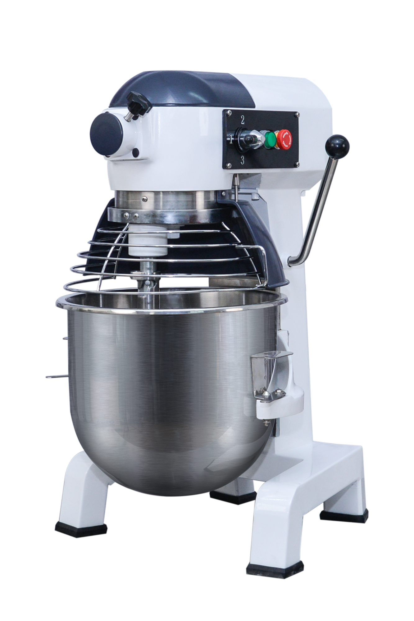 Picture of Chefs Range EC20 - 20 Ltr, 3 Speed Counter top Heavy duty planetary mixer with timer & attachment drive hub