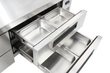Picture of Chefs Range CB72BT Low Level freezer Chefs drawer - 2 x 1/1gn per drawer