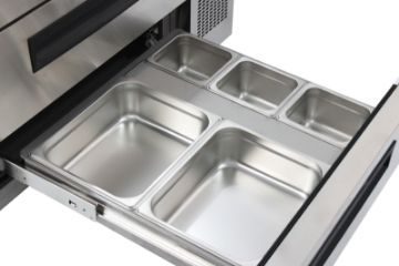 Picture of Chefs Range CB36BT Low Level freezer Chefs drawer - 1 x 1/1gn + 6 x 1/6gn per drawer