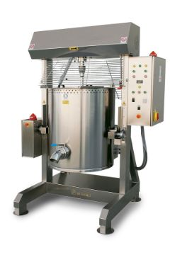Picture of De Danieli C5002EI - 500 Ltrs Electric High temperature Indirect heat tilting kettle with stirer for medium density products