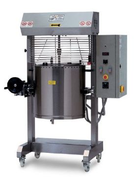 Picture of De Danieli C2002EI - 200 Ltrs Electric High temperature Indirect heat tilting kettle with stirer for medium density products `