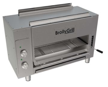 Picture of Casta BroilyGrill BRE8001 Heavy Duty Electric Overfired broiler - Steakhouse grill