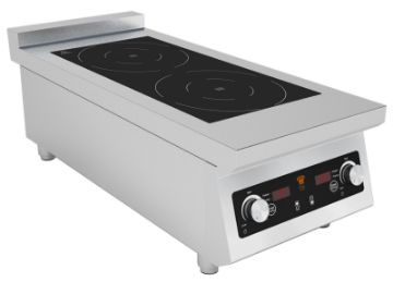 Picture of Chefs Range BE70IH2-3.5 70 Line Counter top 2 Ring Induction hob - 2 x 3.5kw power