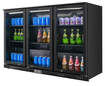 Picture of Chefs Range BBT338H Triple door bottle cooler - Hinged doors