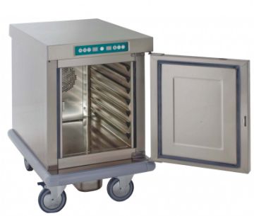 Picture of Emainox 8110100 - 7 x 1/1gn Mobile Undercounter fan assisted heated holding cabinet - with humidity