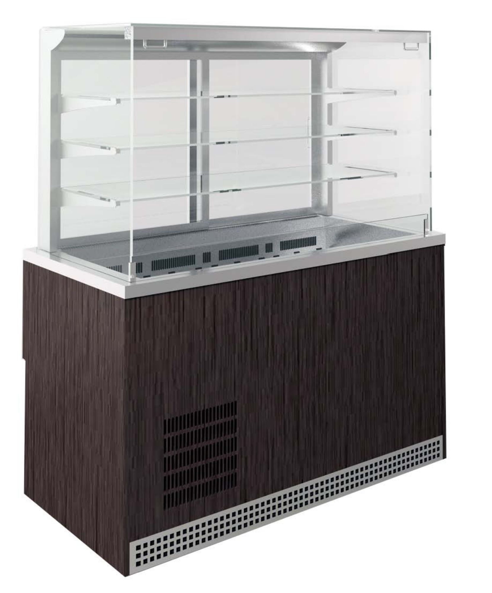Picture of Emainox Self Supreme 8087391 - 3 Shelves + 3 x 1/1gn Refrigerated Grab & Go display with Dolewell