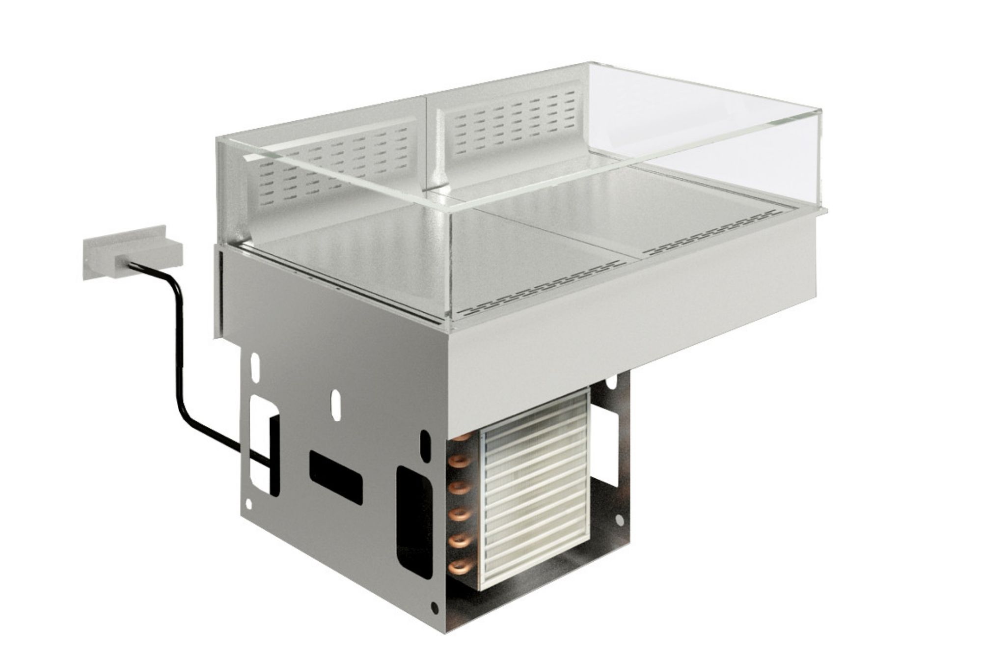 Picture of Emainox Elegance Chocolate 8047091CIOCHC - Refrigerated display for Chocolate with slide out drawers