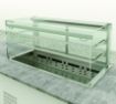 Picture of Emainox Elegance 8046904HC 2 x 1/1gn Drop In 2 Tier Refrigerated display + Dolewell base - Operator Service