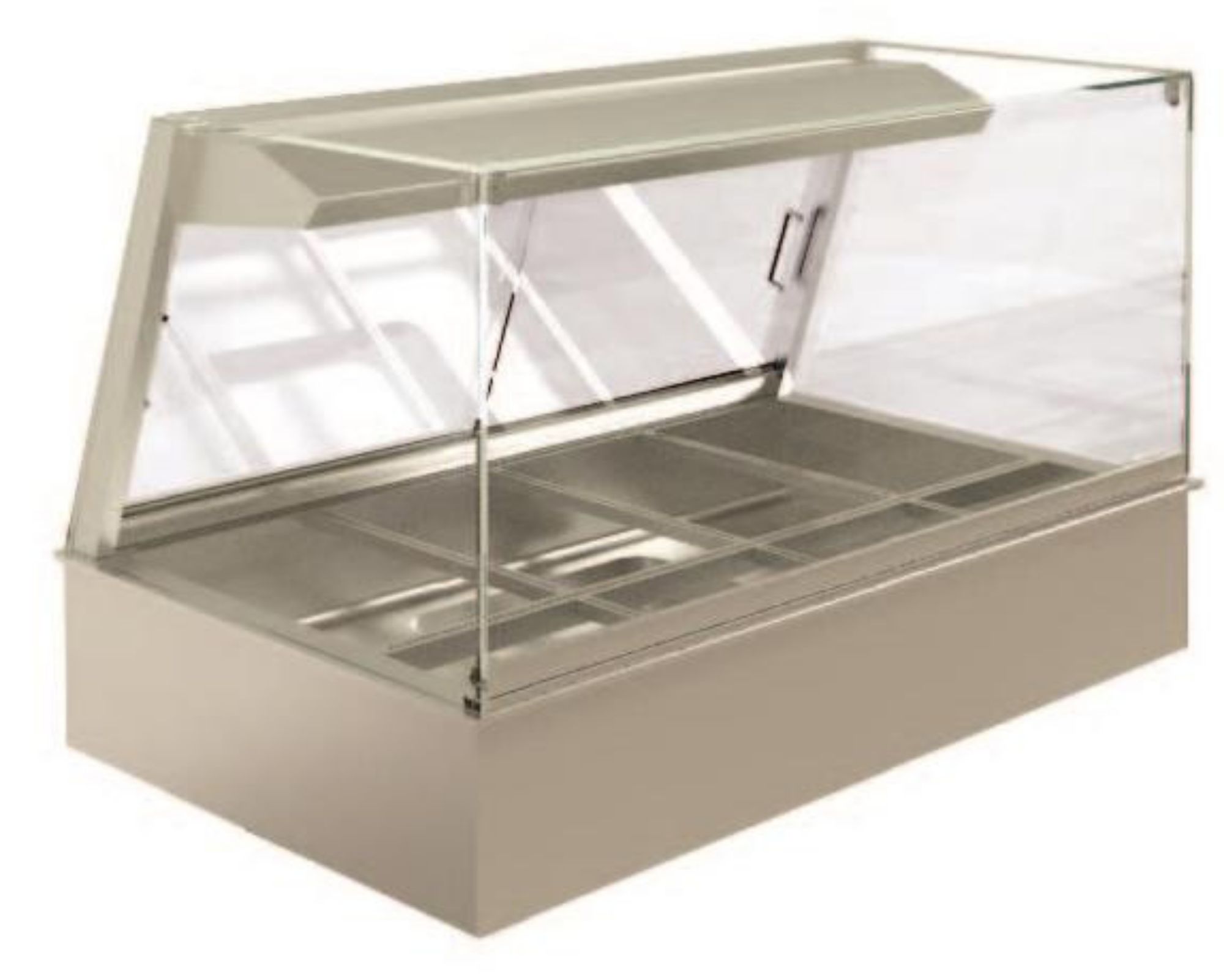 Picture of Emainox Mall 8046302QI - 4 Zone Drop In Heated Serve over display with humidity