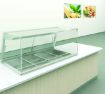 Picture of Emainox Mall 8046301QI - 3 Zone Drop In Heated Serve over display with humidity