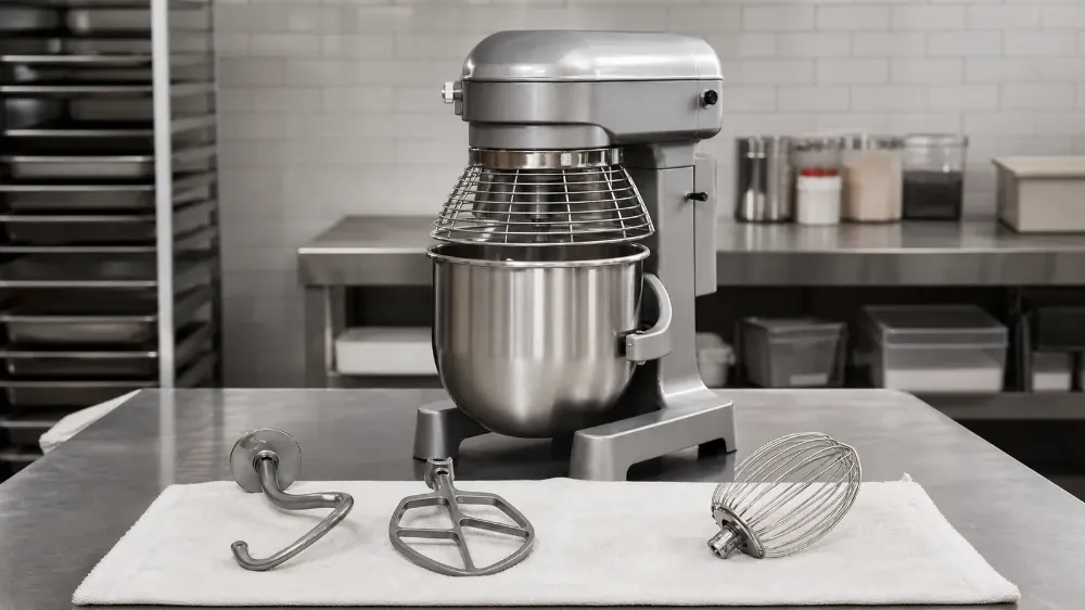 Chefsrange AD10 Mixer Attachments and Speeds for Dough, Beating and Whipping