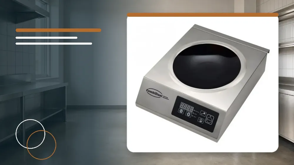 How to Lock and Unlock the Combisteel 7020.0135 Induction Wok Controls