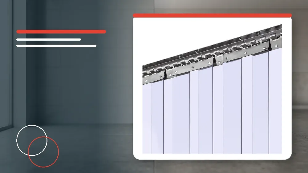 How to Mount and Configure Overlap for Combisteel 7059.0005 Cold Room Curtains