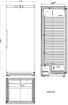 Picture of Combisteel White One-Door Refrigerator - 543 L