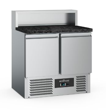 Picture of Ecofrost Two-Door Pizza Counter with 5 x 1/6 GN Top - 240 L