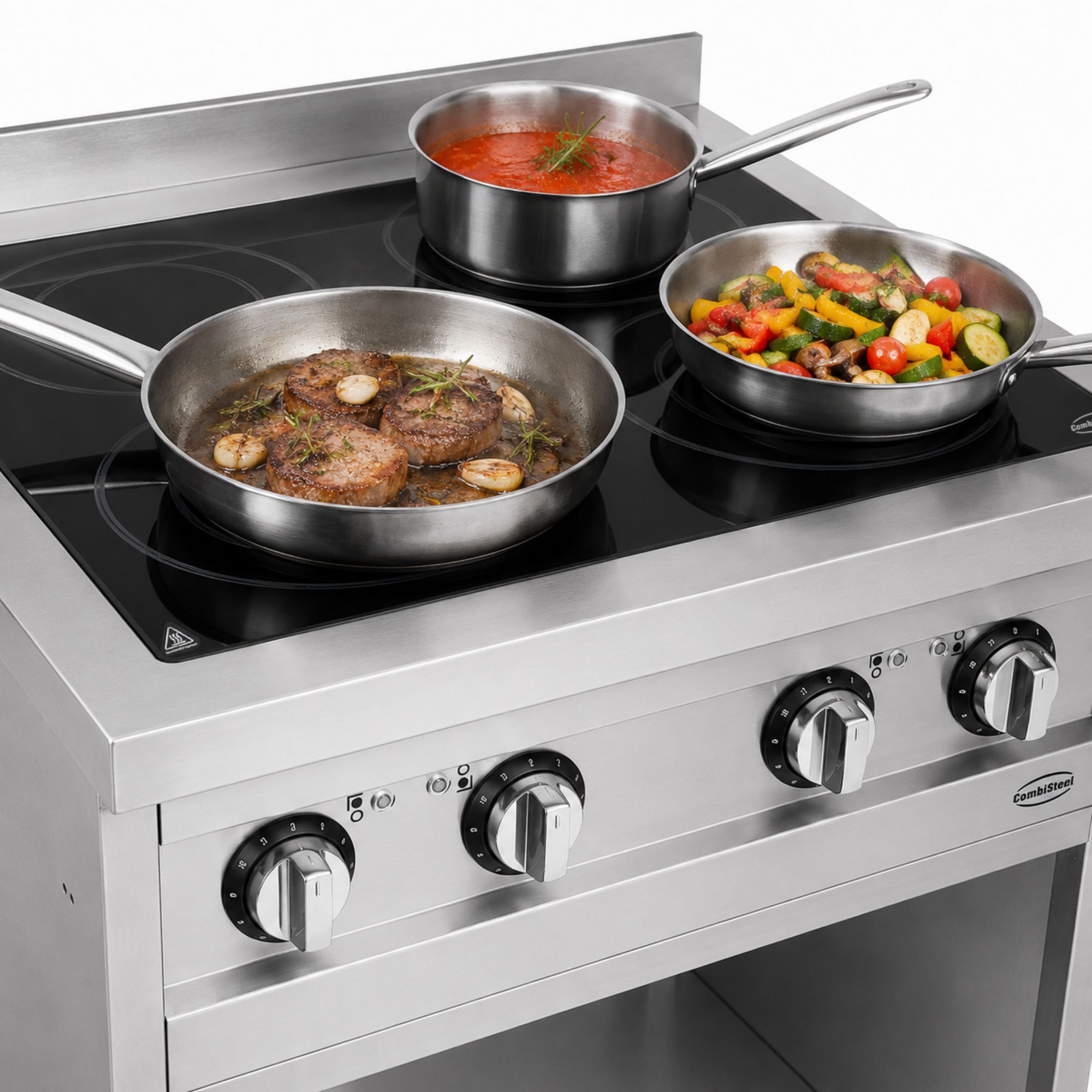 Picture of Combisteel Entry 700 Four-Zone Induction Stove - 14 kW