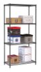 Picture of Combisteel Four-Level Black Powder-Coated Shelf Unit - 900 mm