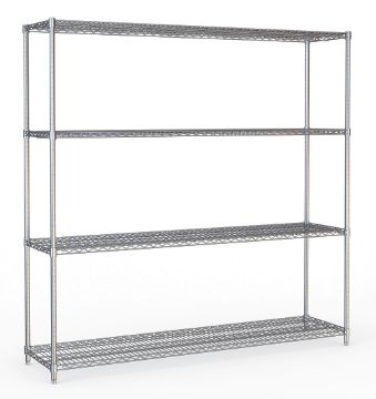 Picture of Combisteel Four-Level Chromed Steel Shelf Unit - 1800 mm