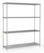 Picture of Combisteel Four-Level Chromed Steel Shelf Unit - 1500 mm