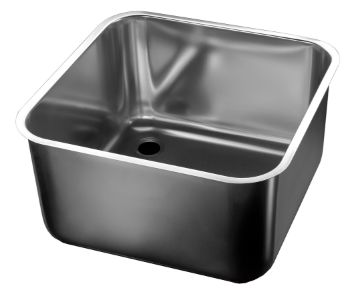 Picture of Combisteel AISI 304 Sink with Overflow - 300 mm Height