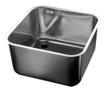Picture of Combisteel AISI 304 Sink with Overflow - 200 mm Height