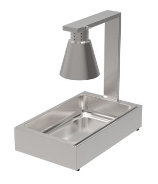 Picture of Combisteel Single Heat Lamp with 1/1 GN Pan - 0.25 kW