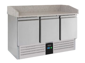 Picture of Combisteel Energy Line 3-Door Pizza Counter with Evaporator - 400 L