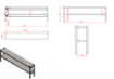 Picture of Combisteel 2-Level Flat-Packed Overshelf 2000 - Stainless Steel 430